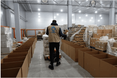 Atlas Logistique надає безкоштовні послуги зі зберігання та транспортування гуманітарним організаціям за допомогою своїх спільних транспортних та складських платформ
